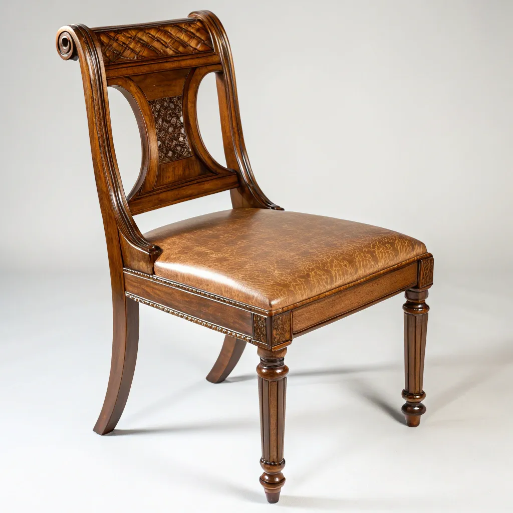 Professionally restored vintage chair